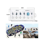 Lot de 100 clips de fixation en plastique pour voiture avec outil de suppression