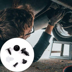 Lot de 100 clips de fixation en plastique pour voiture avec outil de suppression