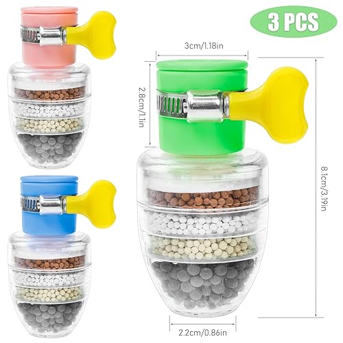 3 Filtre Anti éclabousser économiseur d'eau 360°