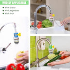 3 Filtre Anti éclabousser économiseur d'eau 360°