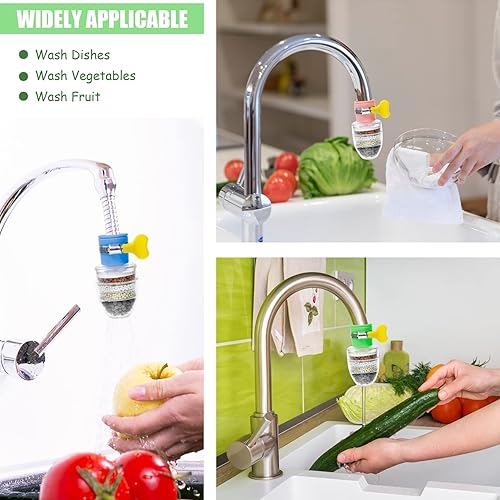 3 Filtre Anti éclabousser économiseur d'eau 360°