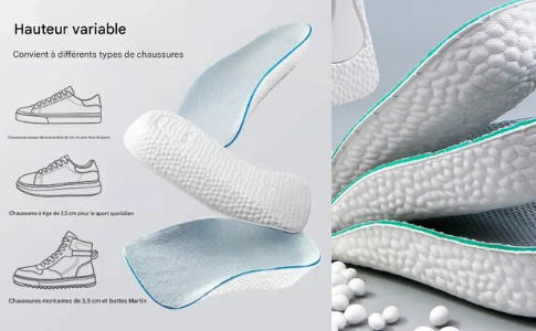 Semelles Réhausseuses Invisibles 3,5 cm