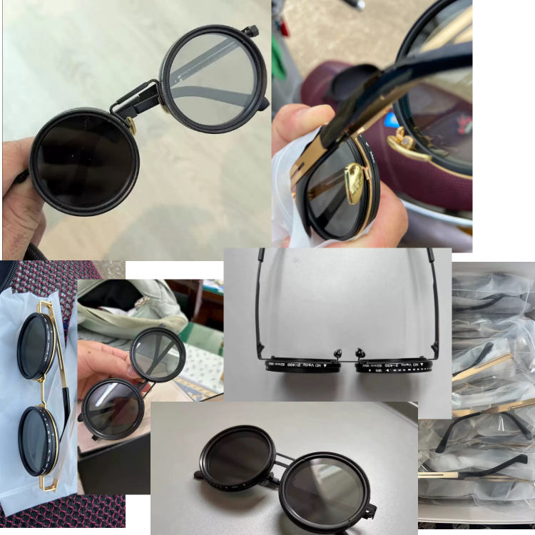 Lunettes Polarisantes à Luminosité Réglable