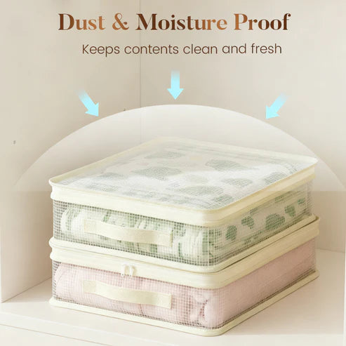 🌸 Sacs Transparents Renforcés – Poignées solides, protection anti-humidité, idéal pour couettes & vêtements !