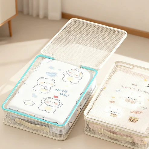 🌸 Sacs Transparents Renforcés – Poignées solides, protection anti-humidité, idéal pour couettes & vêtements !